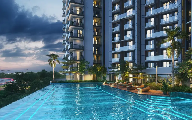 Infinity swimming pool